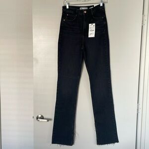 ZARA High waisted pants with split at bottom side